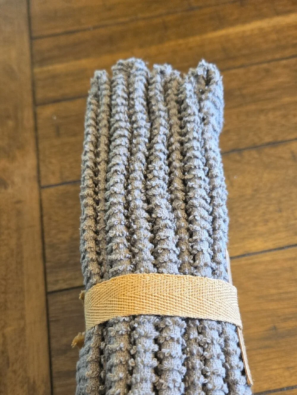 Gray Kitchen Towels - Soft Terry Cotton